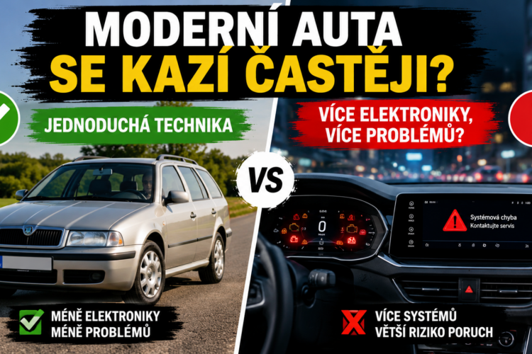 Vozidla se stávají méně spolehlivými. Proč moderní auta trápí více problémů než dříve?
